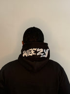 Black Heavyweight Hoodie, White Logo Edition