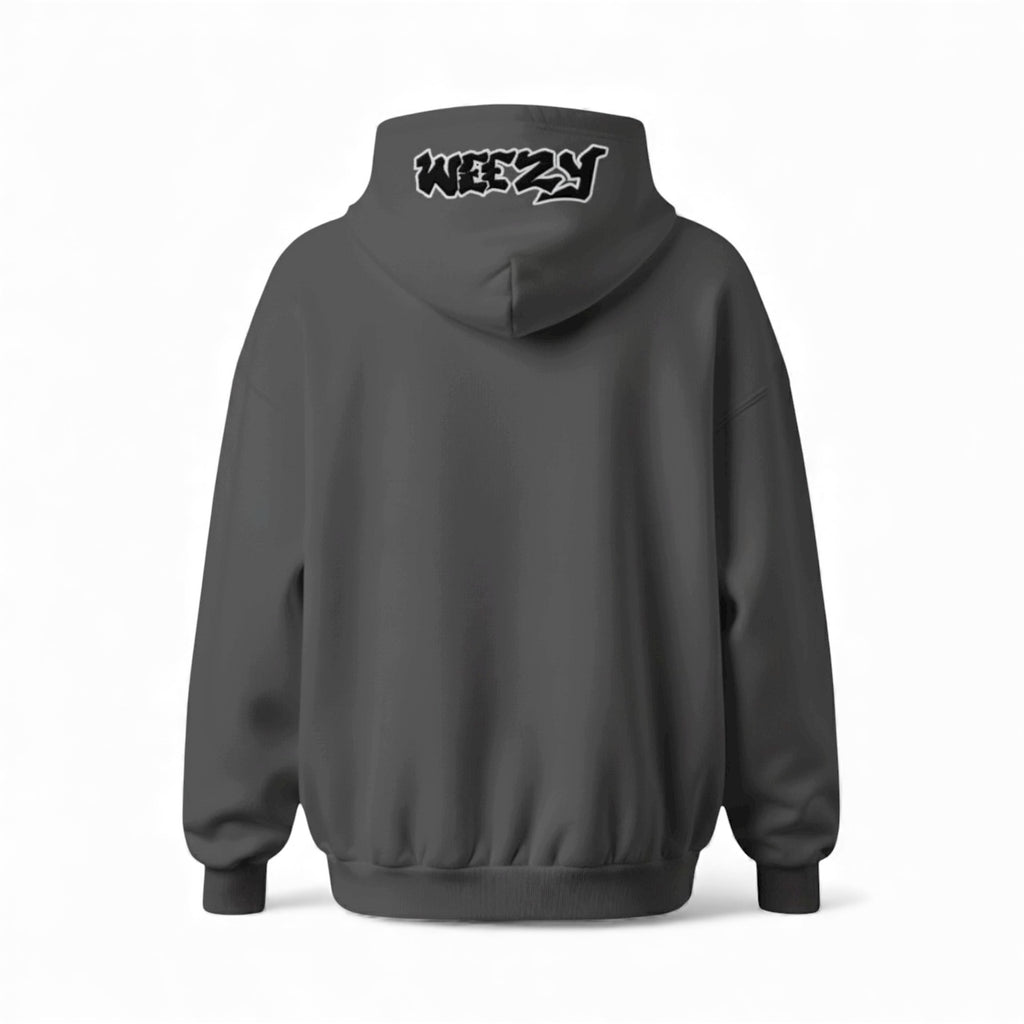 Charcoal Heavyweight Hoodie, Signature Logo