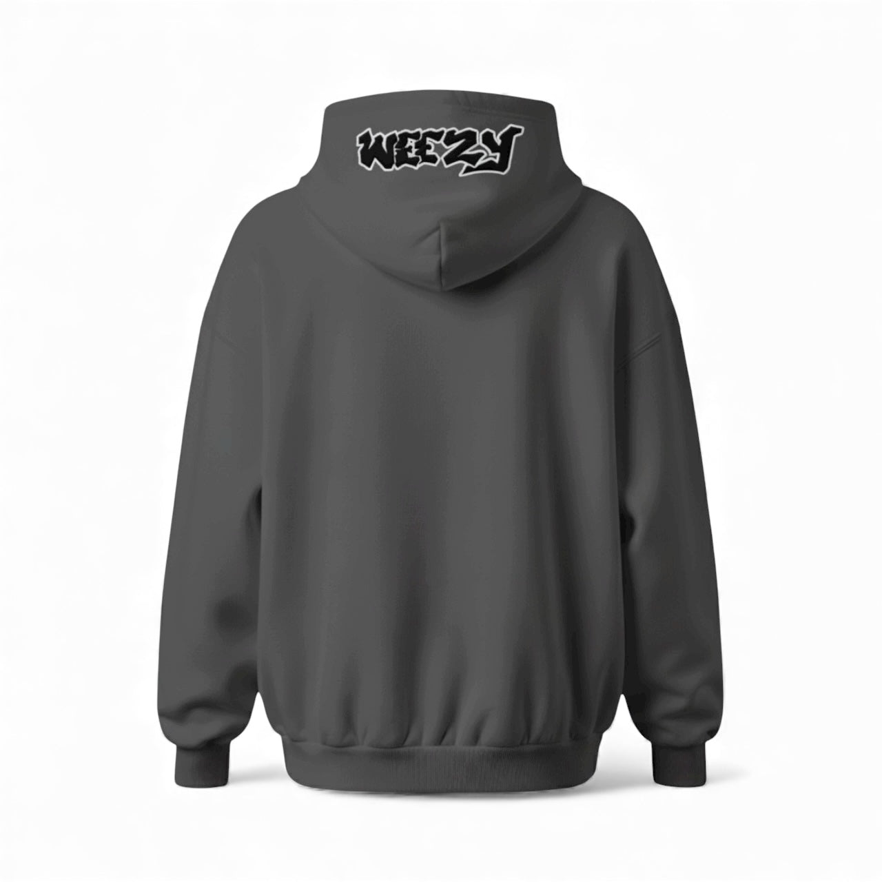 Charcoal Heavyweight Hoodie, Signature Logo